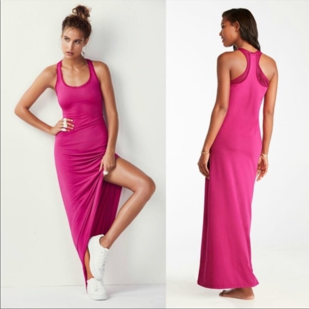 Fabletics Mosa Racerback Maxi Dress New